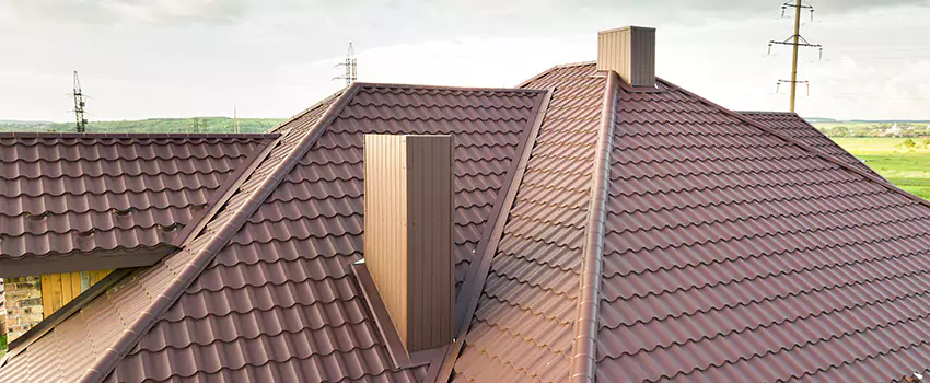 Residential Chimney Flashing Restoration in Edgemont, CA