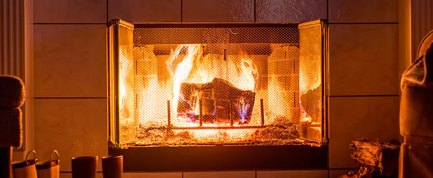 Mendota Hearth Landscape Fireplace Installation in Edgemont, California