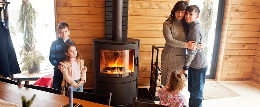 Morso Cast Iron Fireplace Insert Installation in Edgemont, California