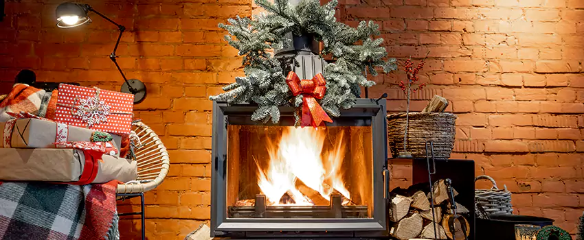 Travis Industries Linear Gas Fireplace Installation in Edgemont, California